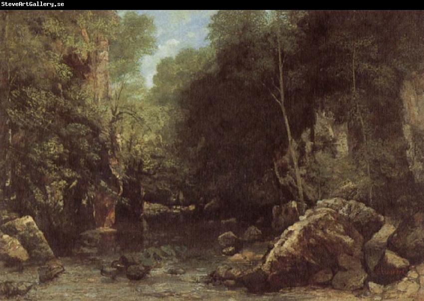 Courbet, Gustave The Shaded  stream